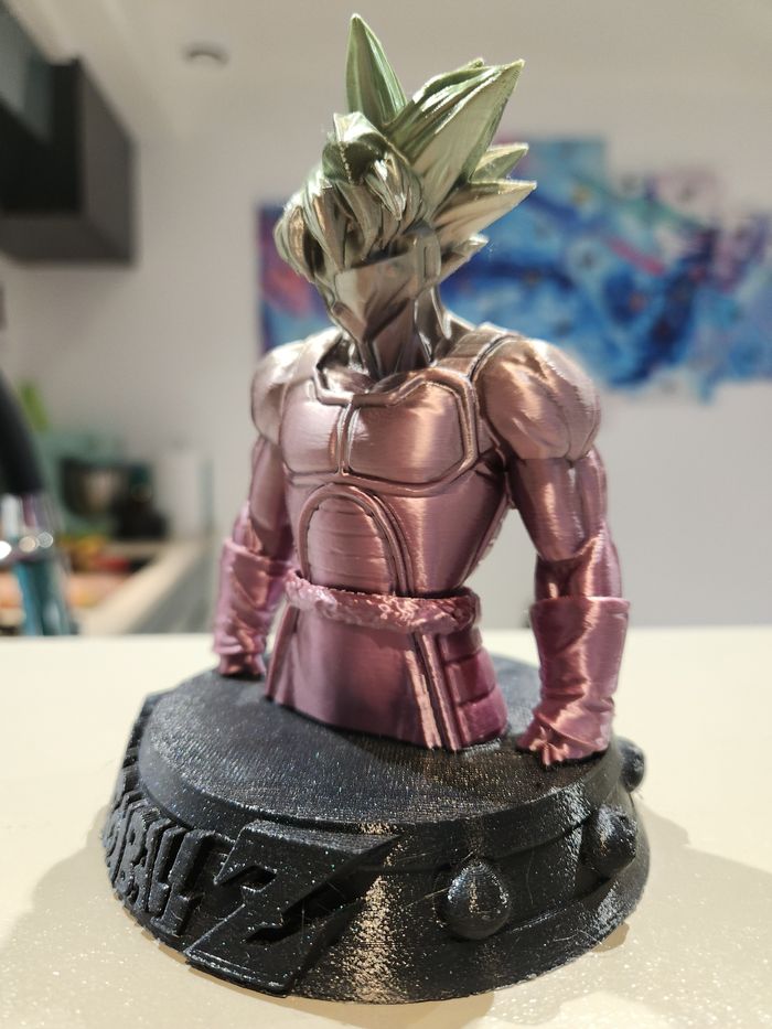 🔥 Figurine Dragon Ball Z – Bardock – Buste collector – Impression 3D - photo numéro 2