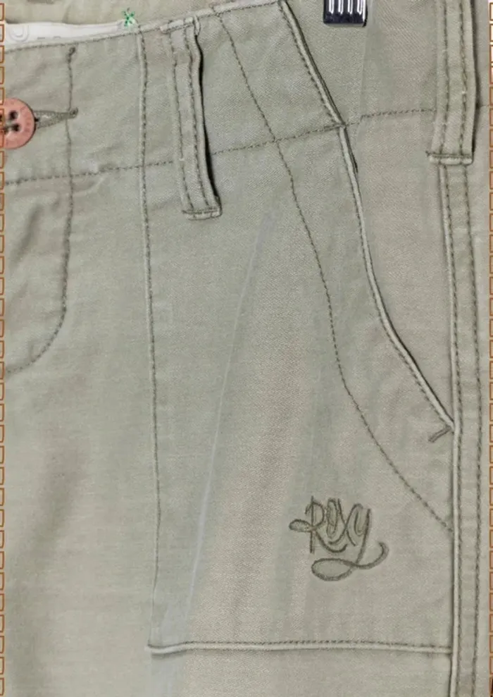 Pantalon Roxy kaki clair – Taille S - photo numéro 4