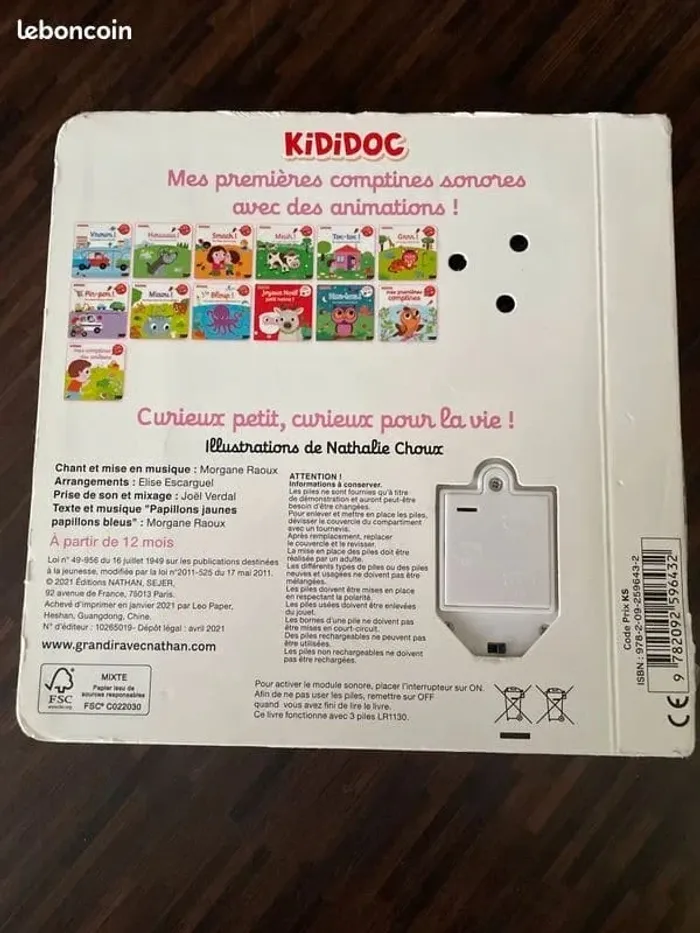 Livre Kididoc mes comptines des couleurs - photo numéro 6