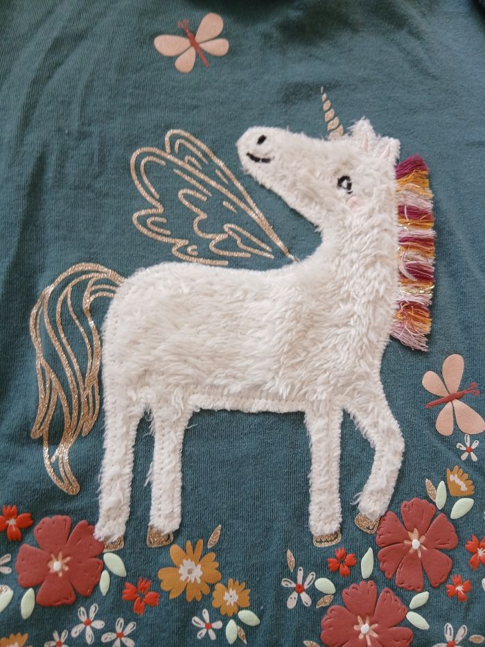 Tee-shirt manches longues fille 4ans - photo numéro 2