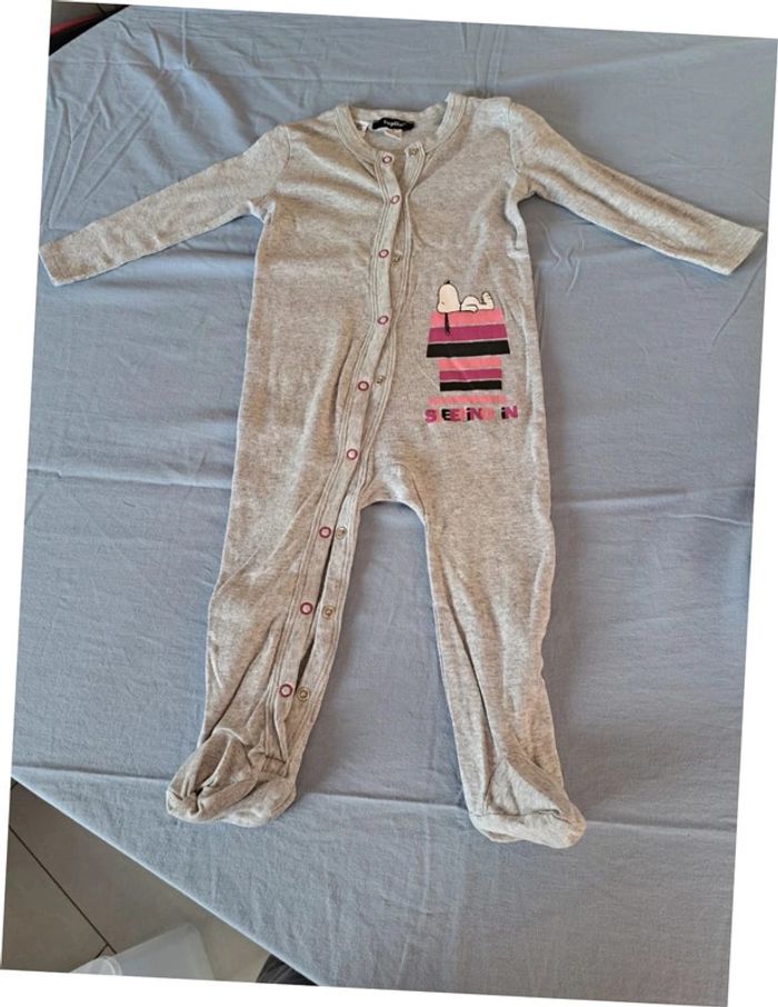Pyjamas léger avec pied Peanuts Snoopy