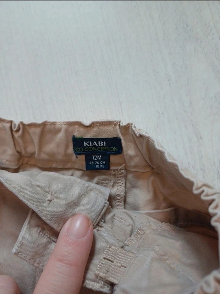 Short beige 12 mois kiabi - photo numéro 2