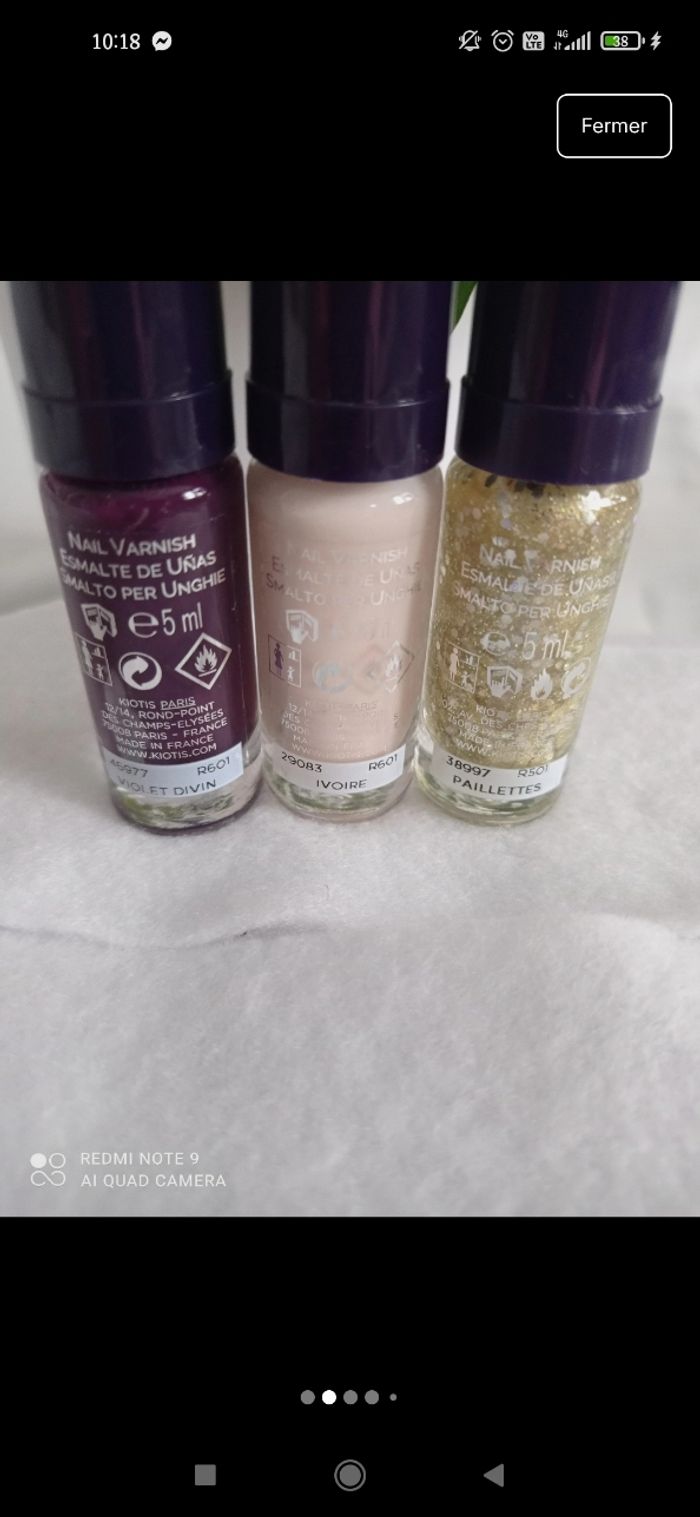 lot 3 vernis - photo numéro 2