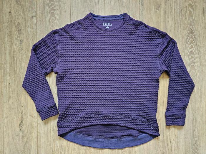 Pull Nobull matelassé violet taille M femme - photo numéro 2