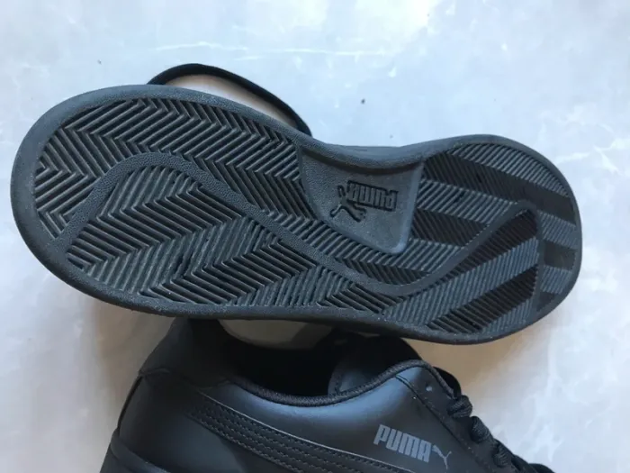 Baskets homme puma pointure 45 Smash V2 L noir portés un fois - photo numéro 10