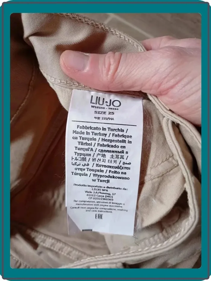 Pantalon beige/sable LIU JO taille 34/36 neuf - photo numéro 6