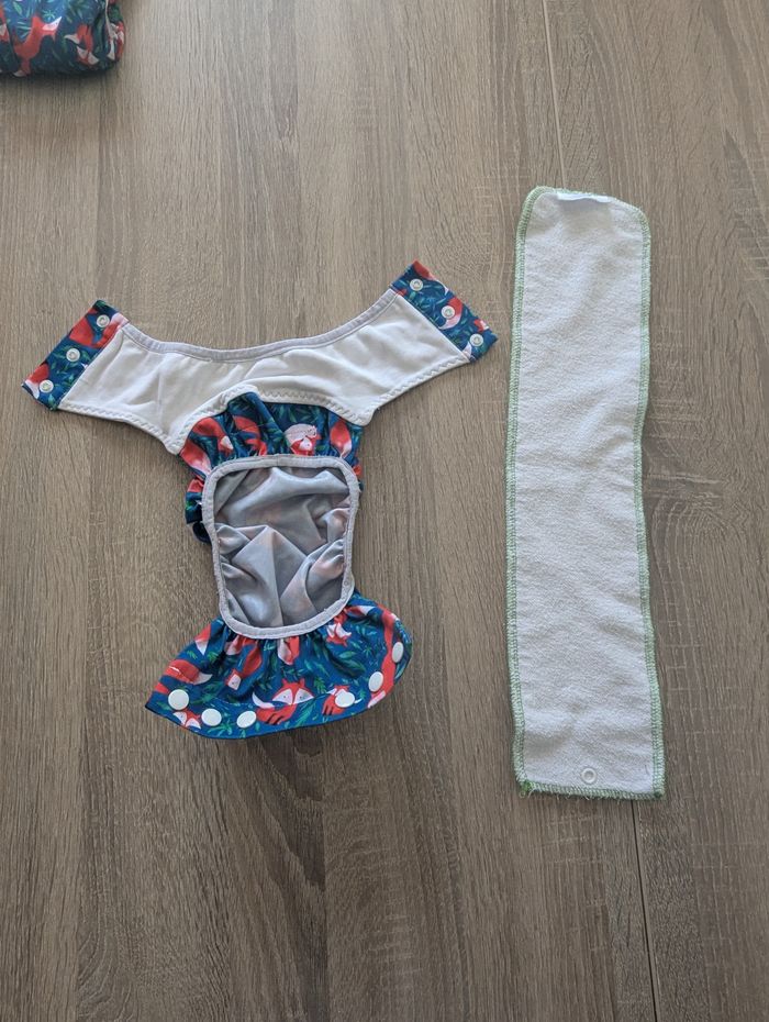 Lot Couche Culotte entrainement lavable Bamboolik + insert en chanvre - photo numéro 2
