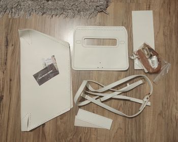 Sac à main à coudre blanc