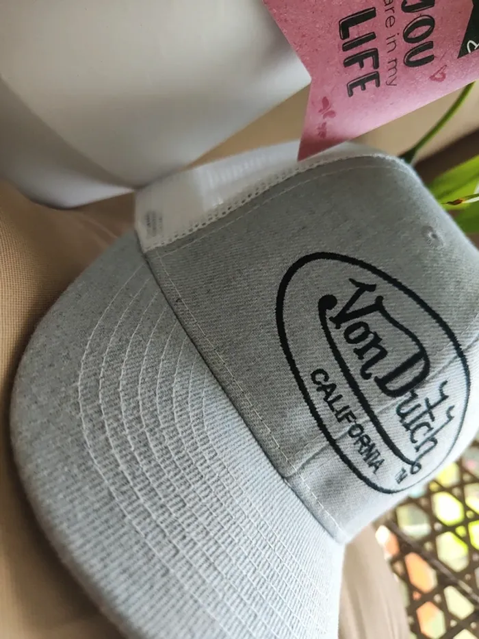 Casquette Trucker Von Dutch grise - photo numéro 4