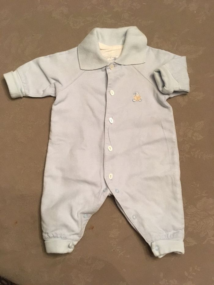 Combinaison Jacadi 3 mois en chambray doublé