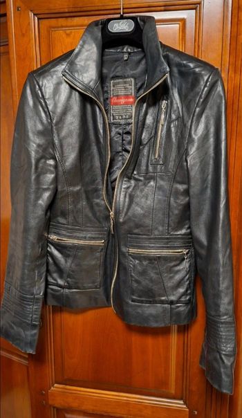 Veste femme en cuir d'agneau 
