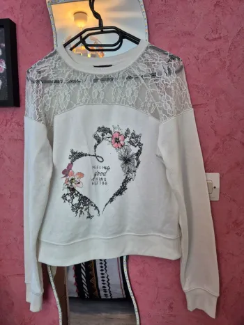 Pull blanc Terranova