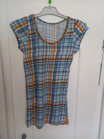 T-shirt long manche courte