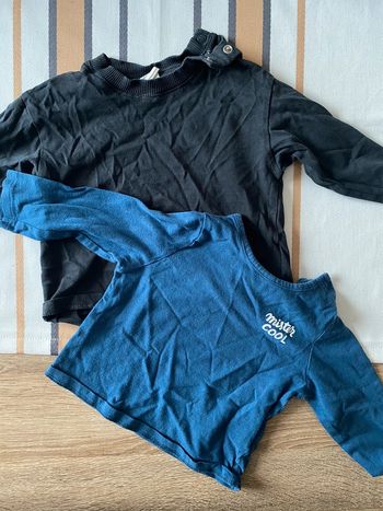 Lot 2 tee shirt manches longues
