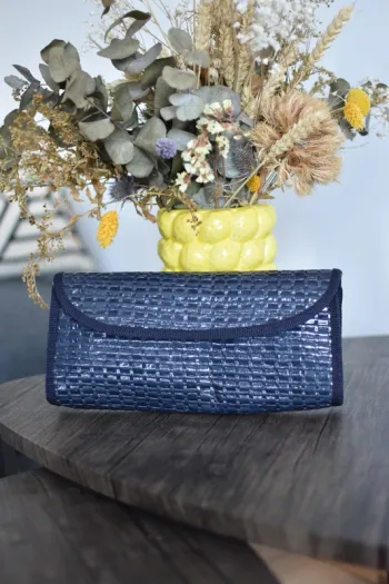 Pochette bleue