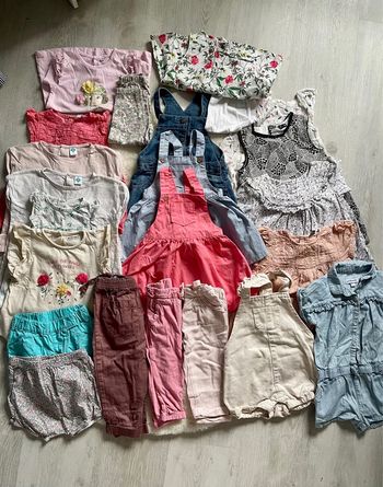 Lot estival fille 18 mois - 80 cm 21 pièces
