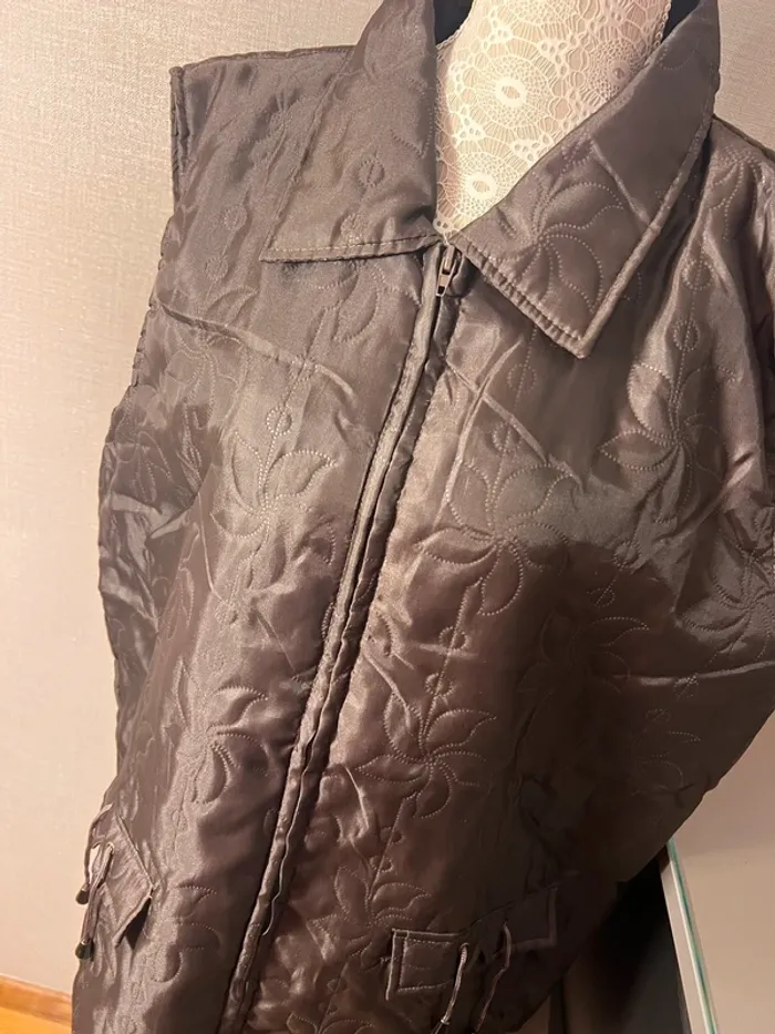 Veste sans manches marron - photo numéro 2