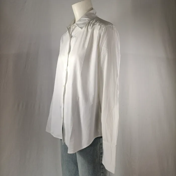 Chemise en coton blanche 100% coton Cerruti Club - 44 A1144 - photo numéro 2