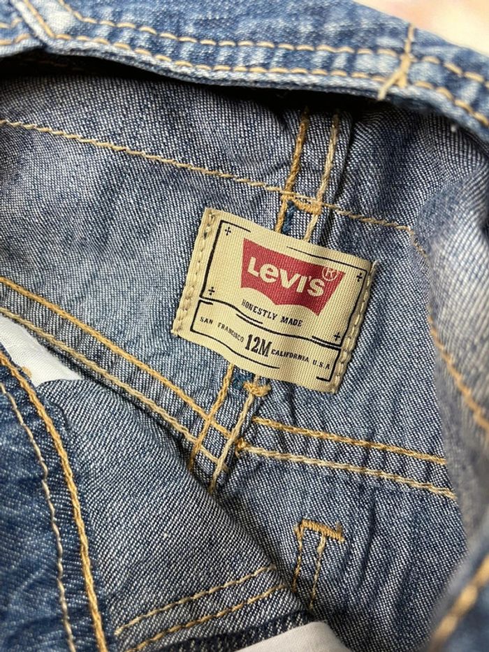 Salopette jean’s Levi’s bébé 12 mois - photo numéro 6