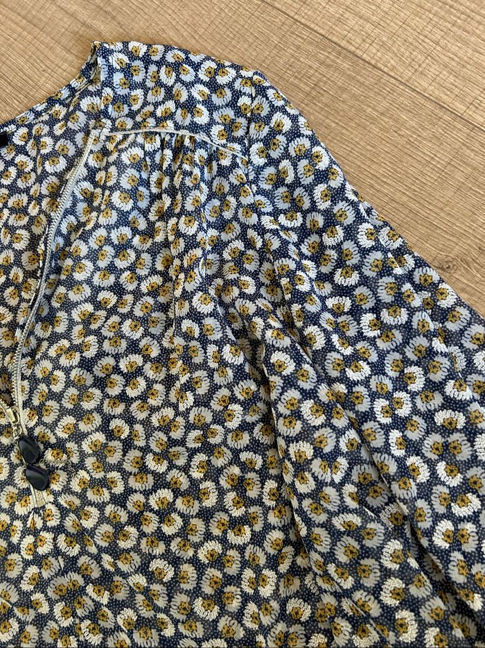 Blouse imprimée fleurie avec manches 3/4 Jacqueline Riu taille 42 comme neuve - photo numéro 9