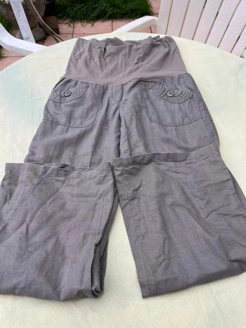 Pantalon de grossesse Mango couleur kaki taille xl