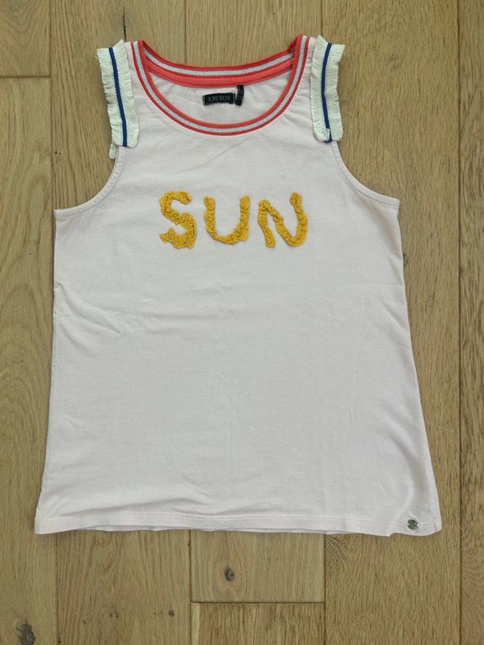 Tee shirt sans manches Sun IKKS 10 ans débardeur fille IKKs