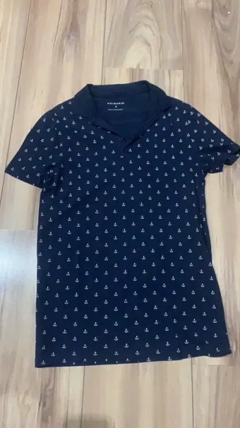 Polo homme marine