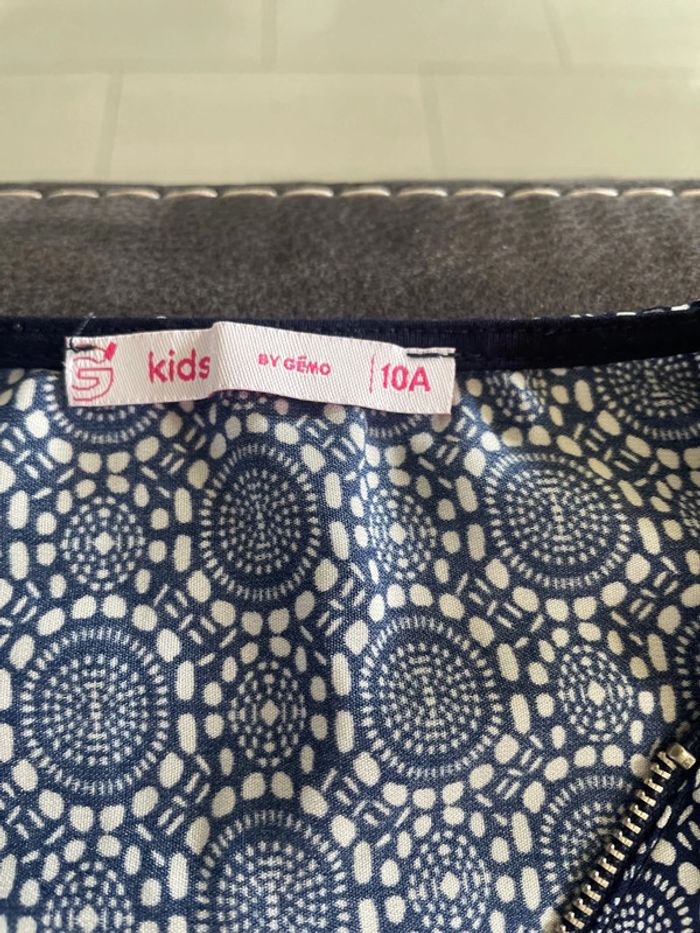 Haut marine manches courtes 10 ans Gémo - photo numéro 4