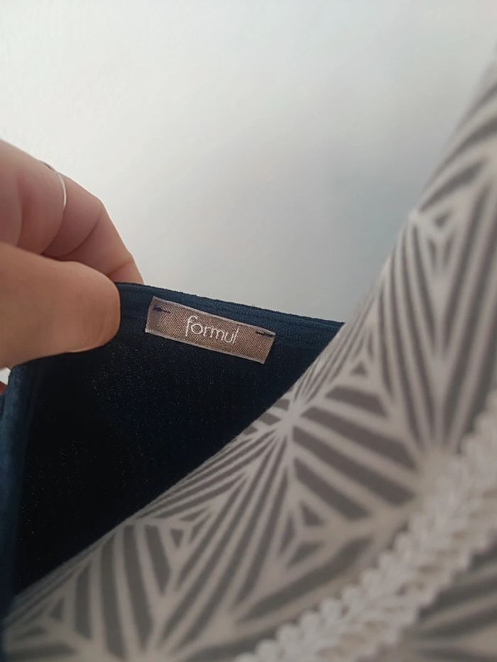 🌸 Robe bleue marine Formul taille 44 - photo numéro 3