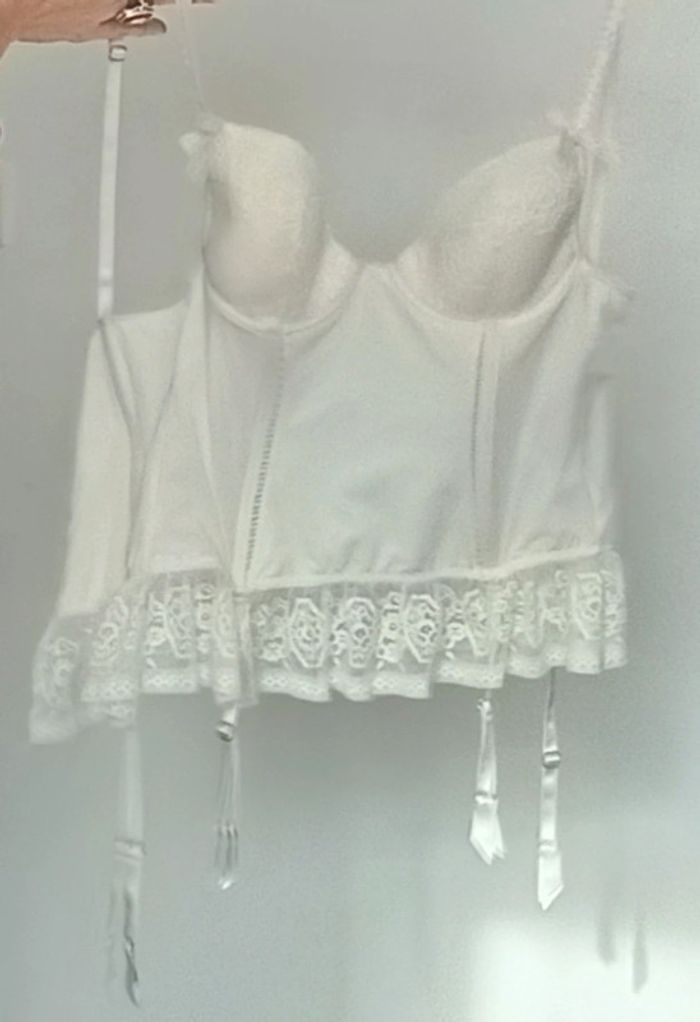 Bustier guepiere à portes jarretelles taille 85C - photo numéro 6