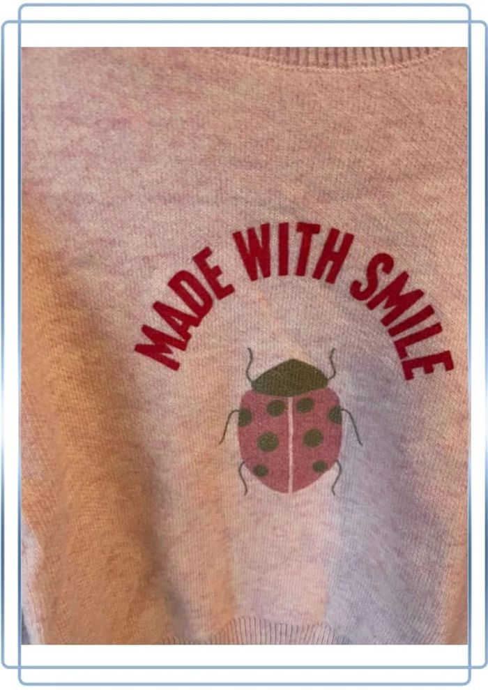 Magnifique pull rose 6 ans okaïdi - photo numéro 2