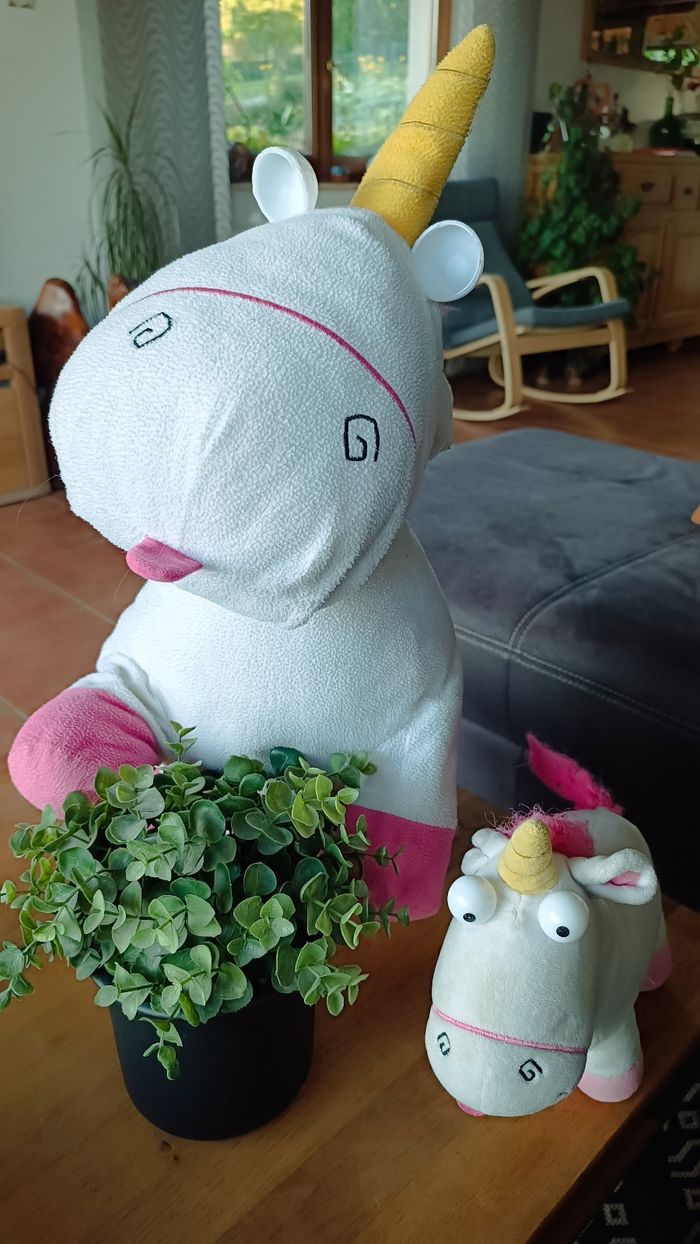Peluches lot de 2 fluffy