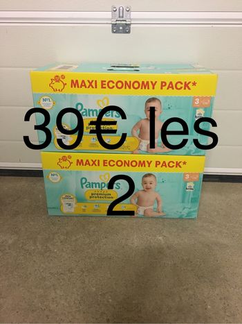 224 couches Pampers premium protection taille 3