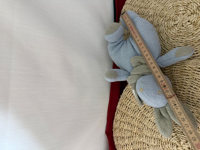 Doudou Lapin Tartine et Chocolat - Bleu - photo numéro 3