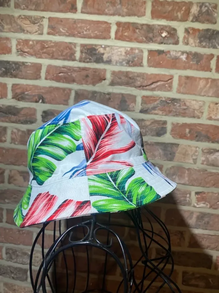 Chapeau Bob Herman Taille S blanc à motifs floral - photo numéro 6