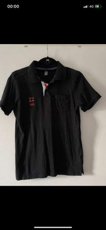 ZARA polo noir 11/12 ans