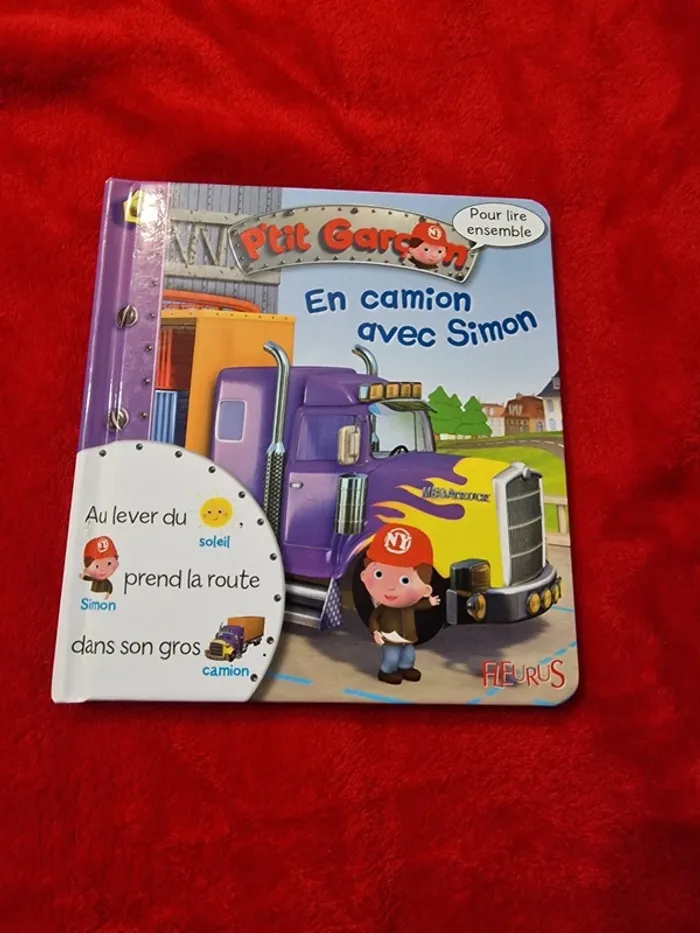Livre 7 p'tit garçon en camion avec Simon