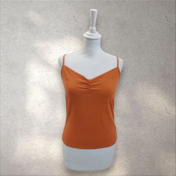 Débardeur orange femme taille S