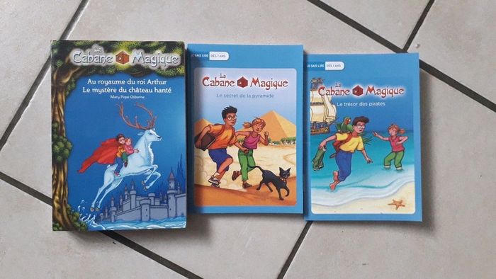 Lot de 3 livres cabane magique