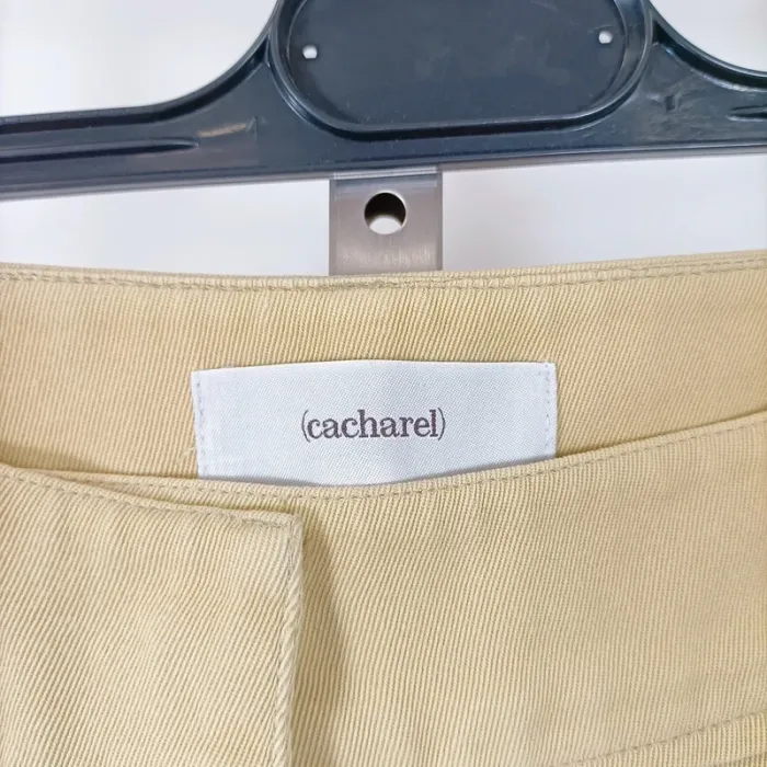 Pantalon jaune/beige cacharel - Élégant et sobre - Taille 38 estimée longueur 90cm x 40cm A598 - photo numéro 9