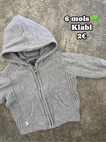 Gilet 🍀 6 mois 🍀 Kiabi