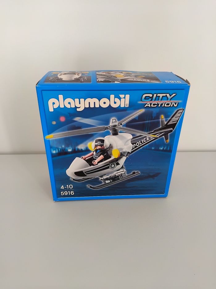 PLAYMOBIL Hélicoptère de Police 5916 Complet 🚁 - photo numéro 5