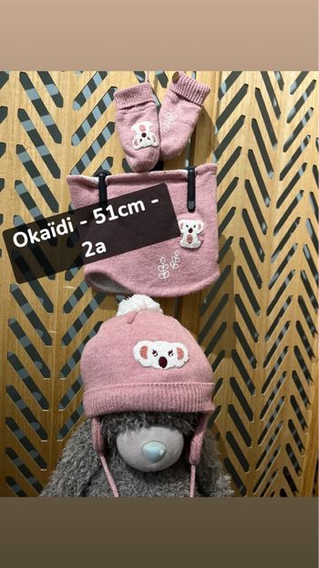 Ensemble bonnet Okaïdi 51cm