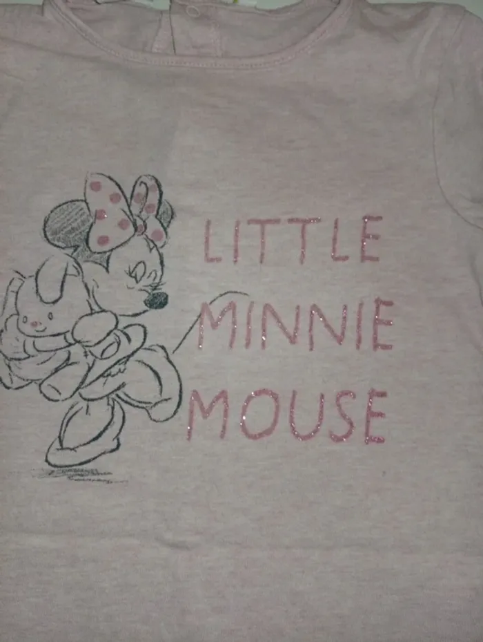 T Shirt manches longue Minnie Mouse - photo numéro 3