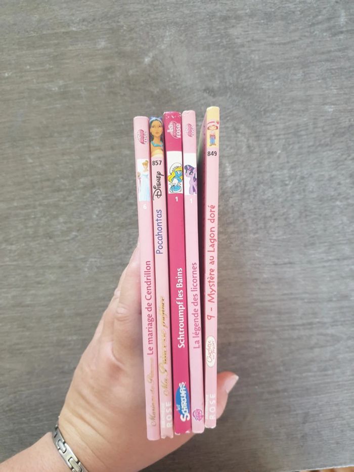 Lot livre bibliothèque rose - photo numéro 3
