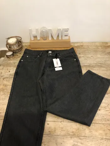 Jeans gris MoM fit byVenca