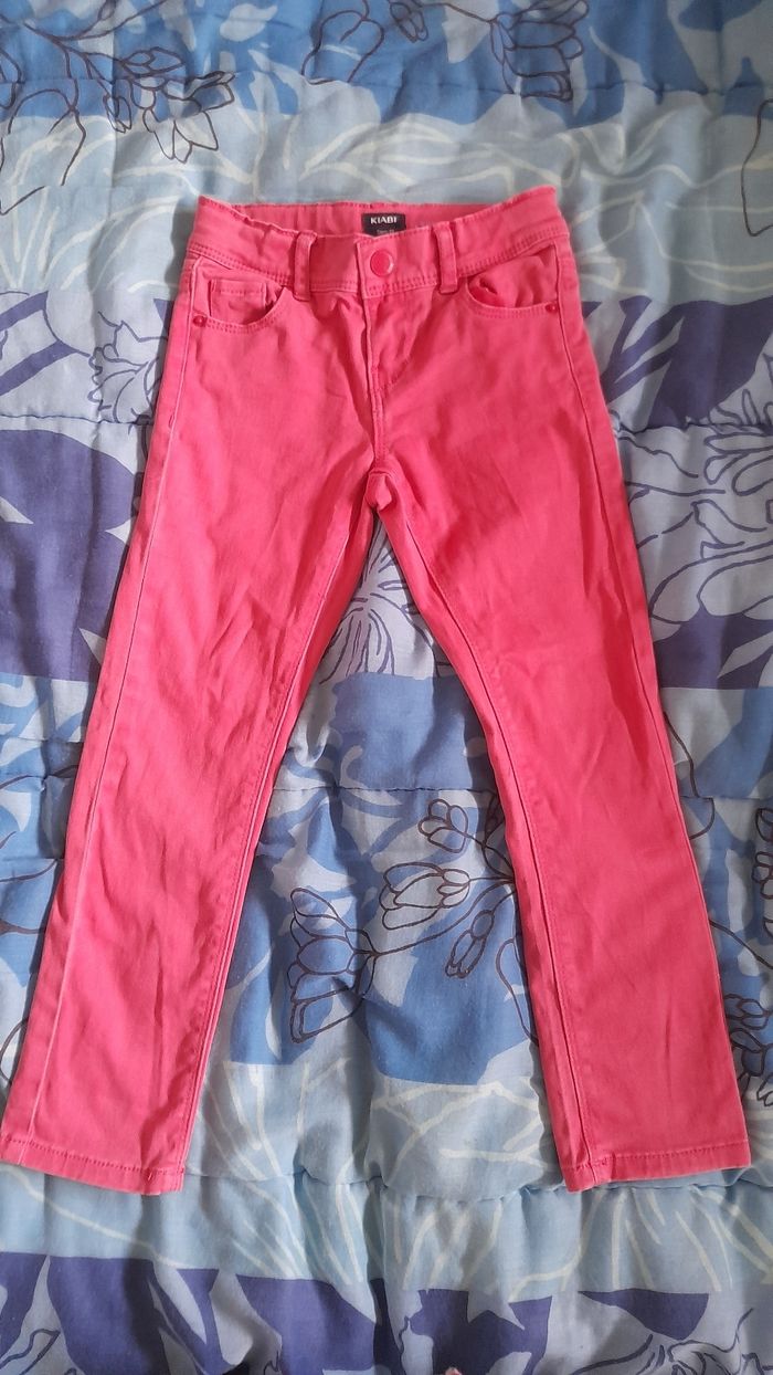Pantalon jeans rose