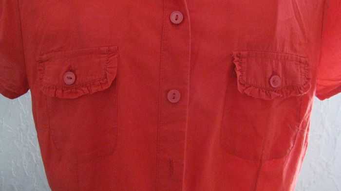 chemise rouge t38 - photo numéro 8