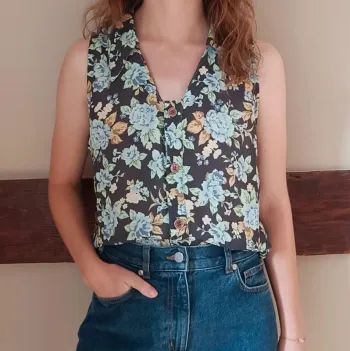 Blouse fleurie Fashion Studio