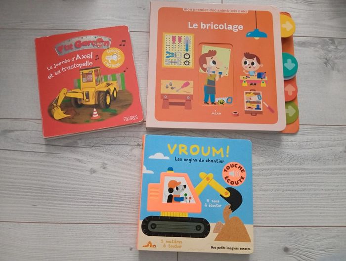 Lot de livres chantier